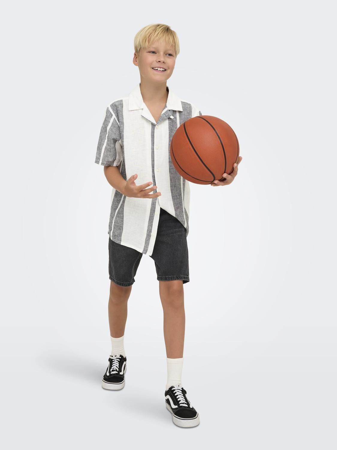 OSJCAIDEN LIFE SS STRIPE LINEN RESO