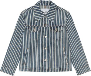 Light Stripe Denim Jacket