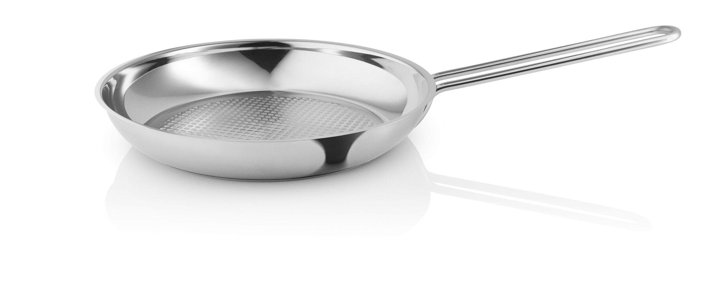 Stainless Steel Stegepande 2 stk. s&aelig;t 24 & 28 cm Honeycomb