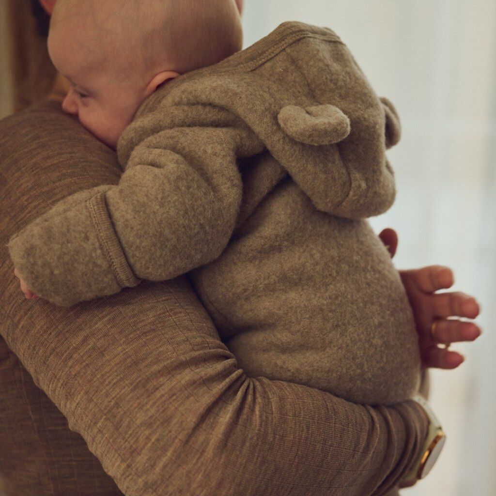 Woolly fleece suit
