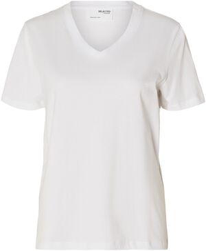 SLFESSENTIAL SS V-NECK TEE NOOS