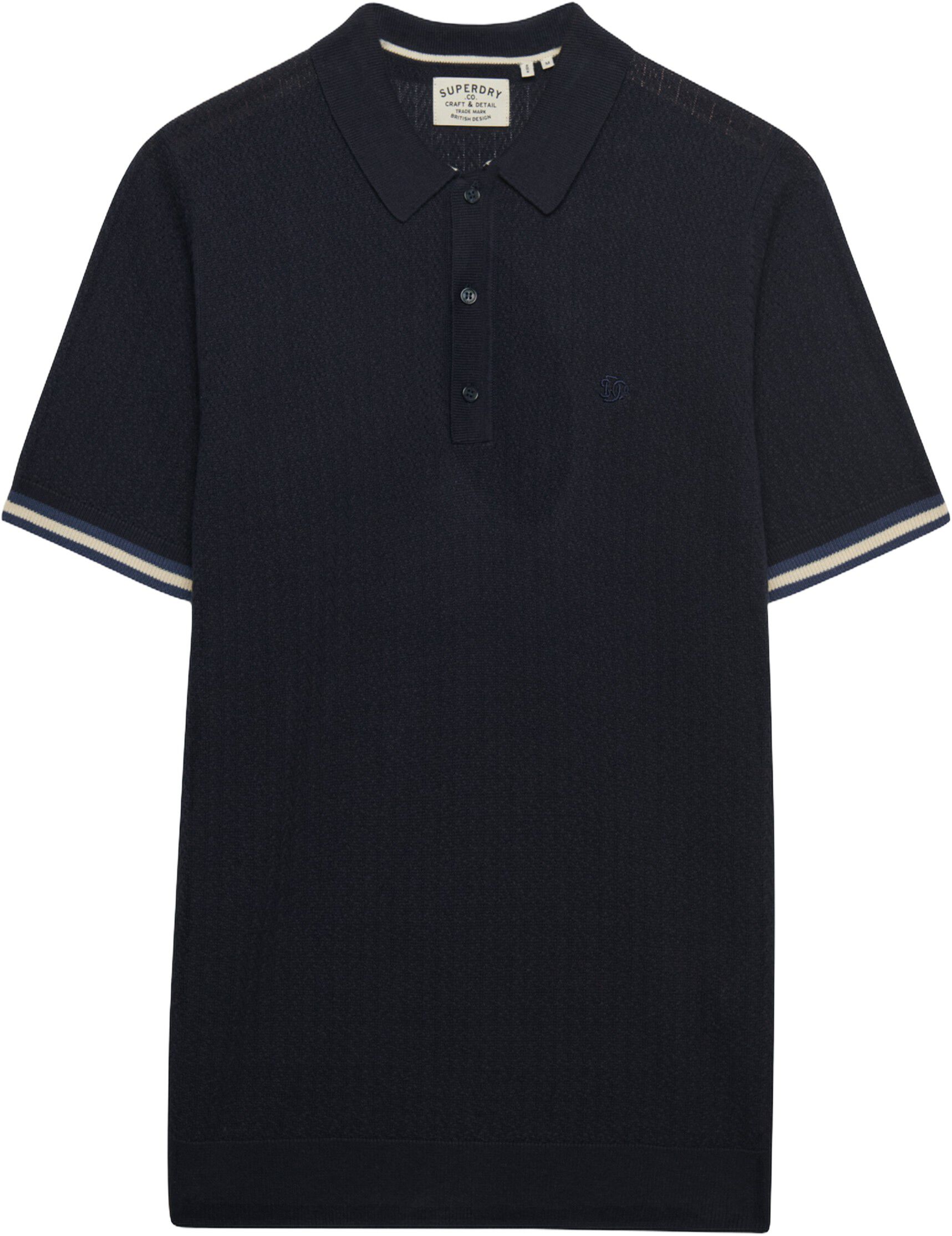 KNITTED TEXTURE S/S POLO