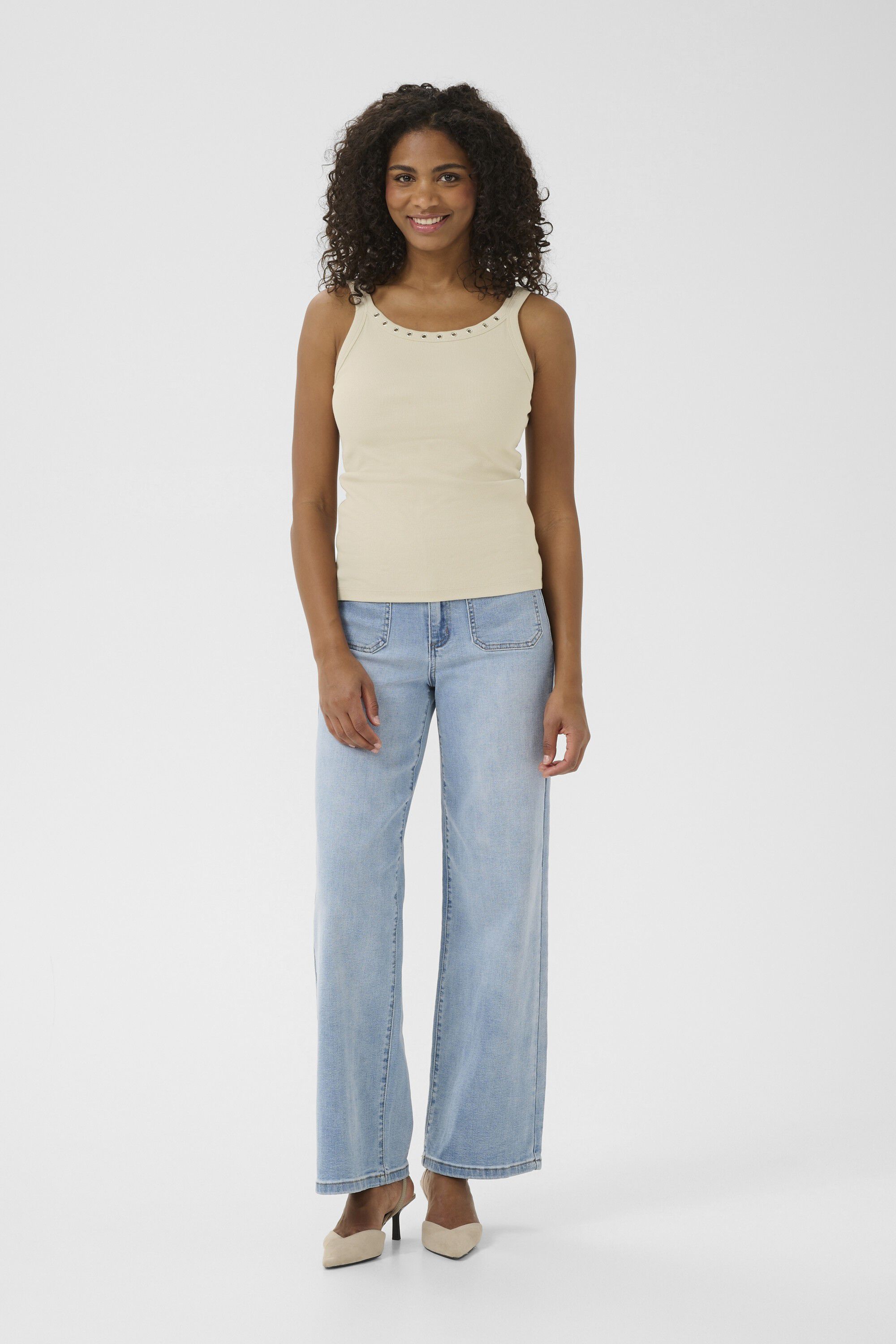 KAcarna Eyelets Tank Top