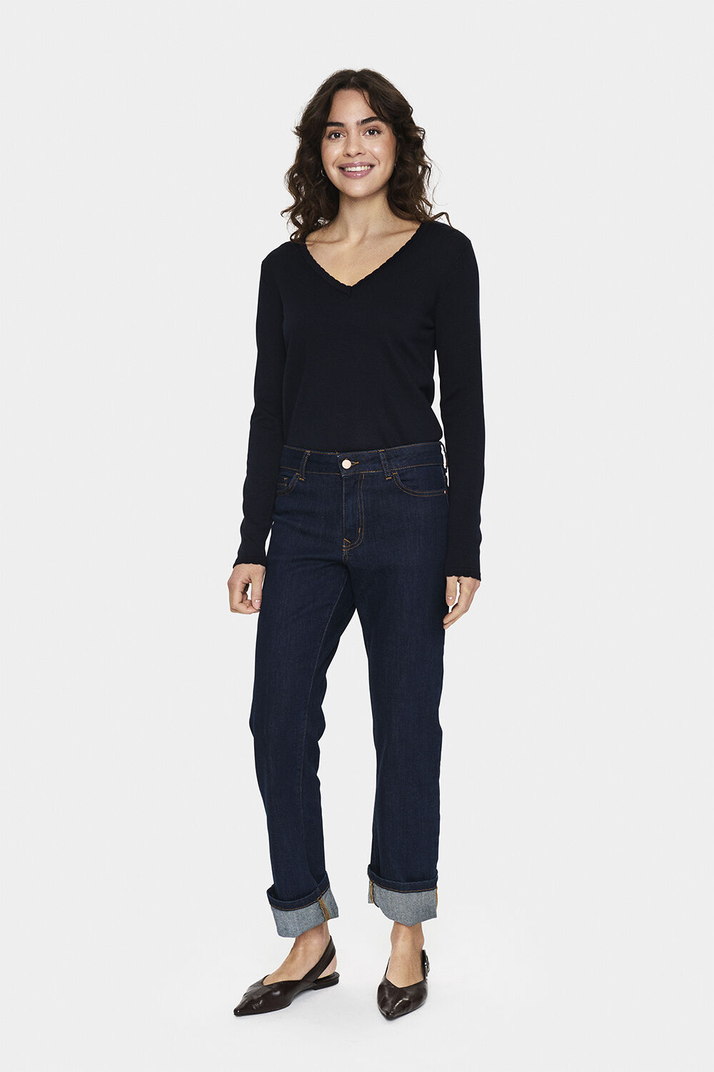 MilaSZ LS V-Neck Pullover