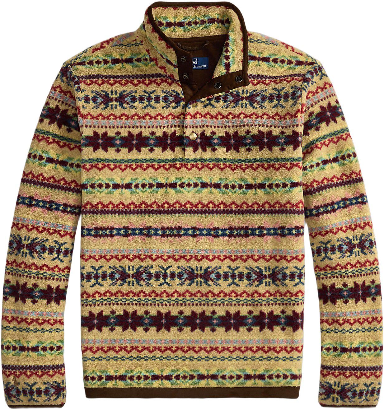 Fair Isle-Inspired Fleece Pullover