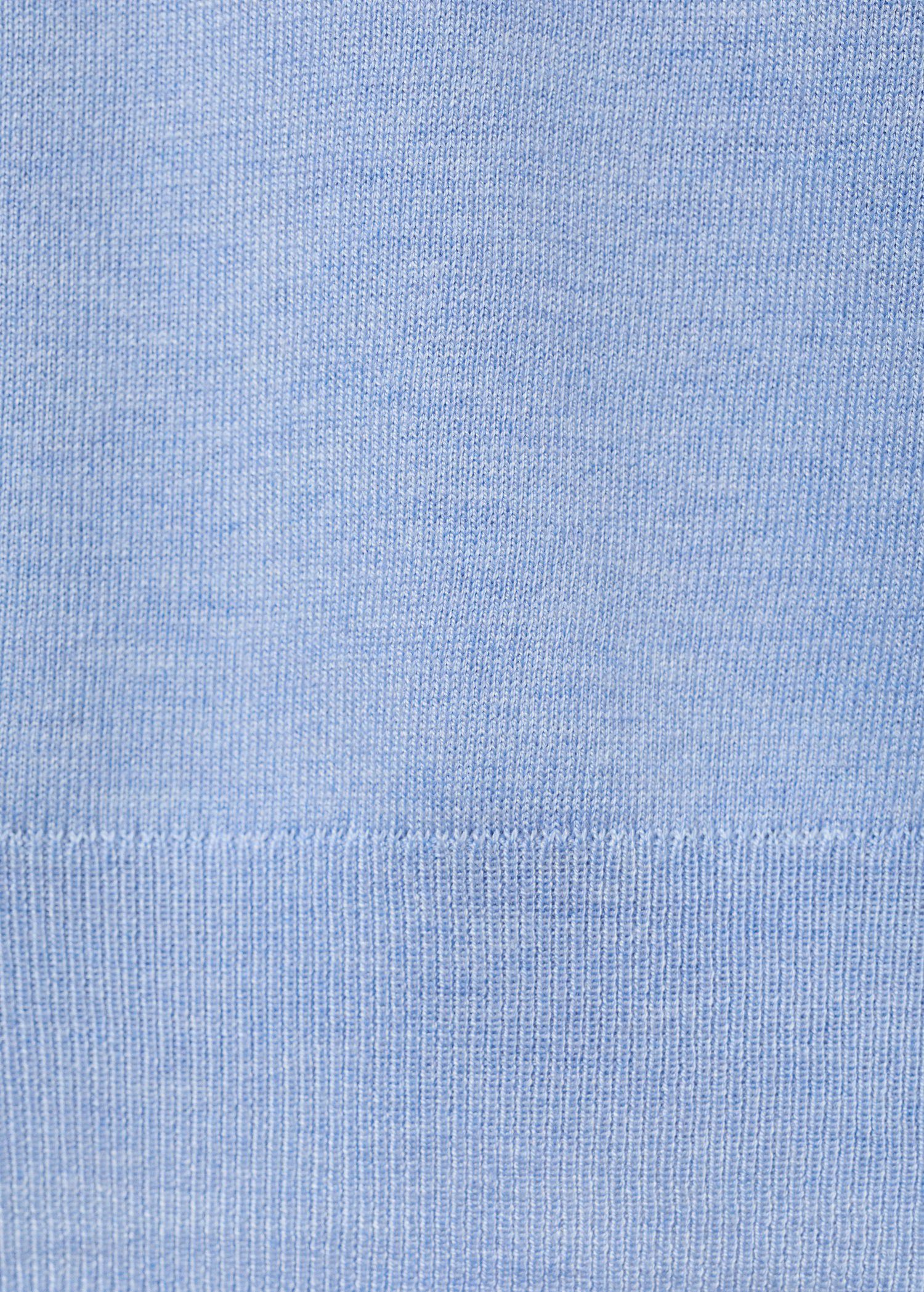 Fine-knit crew-neck sweater