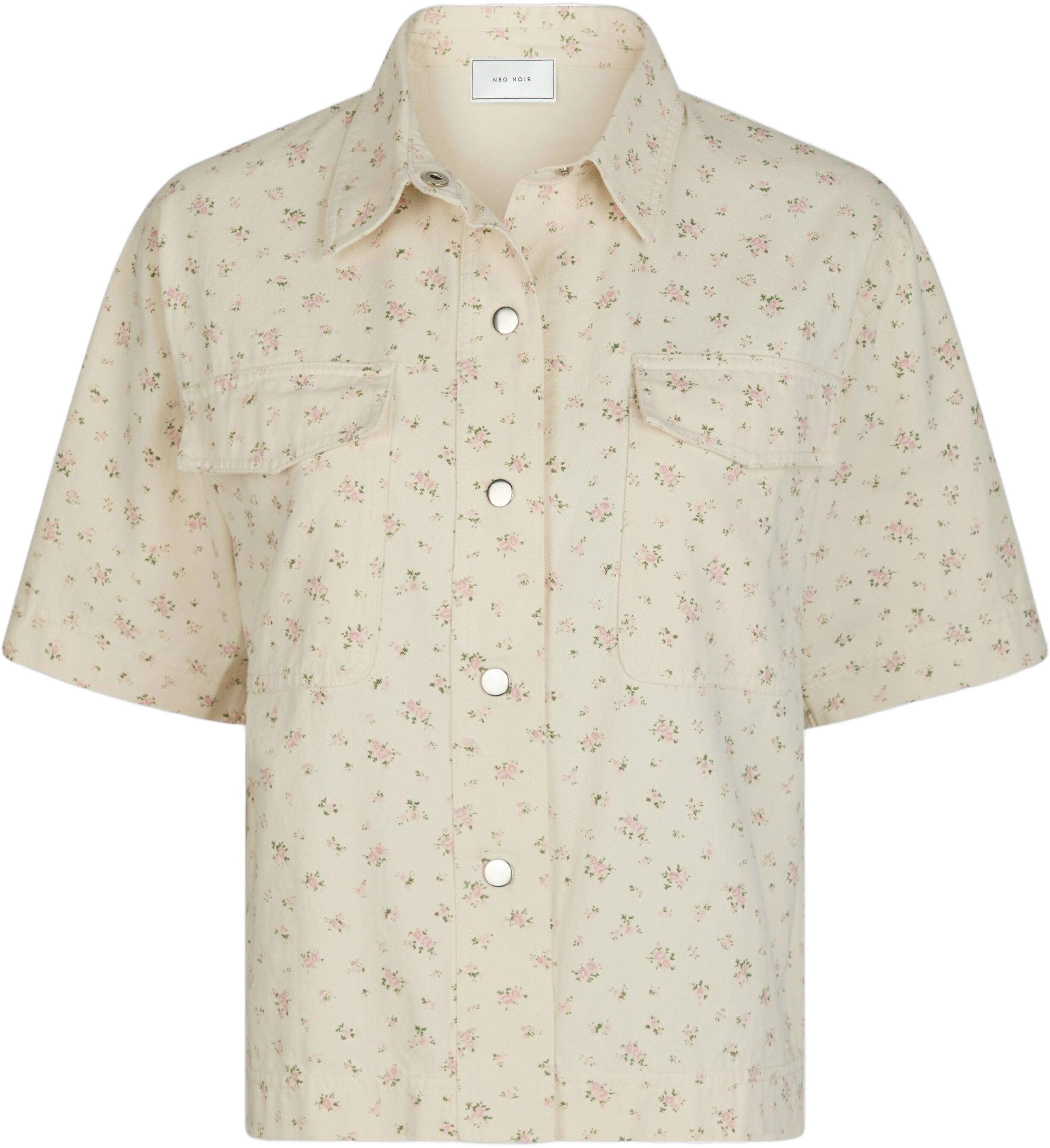 Tiki Floral Denim Shirt