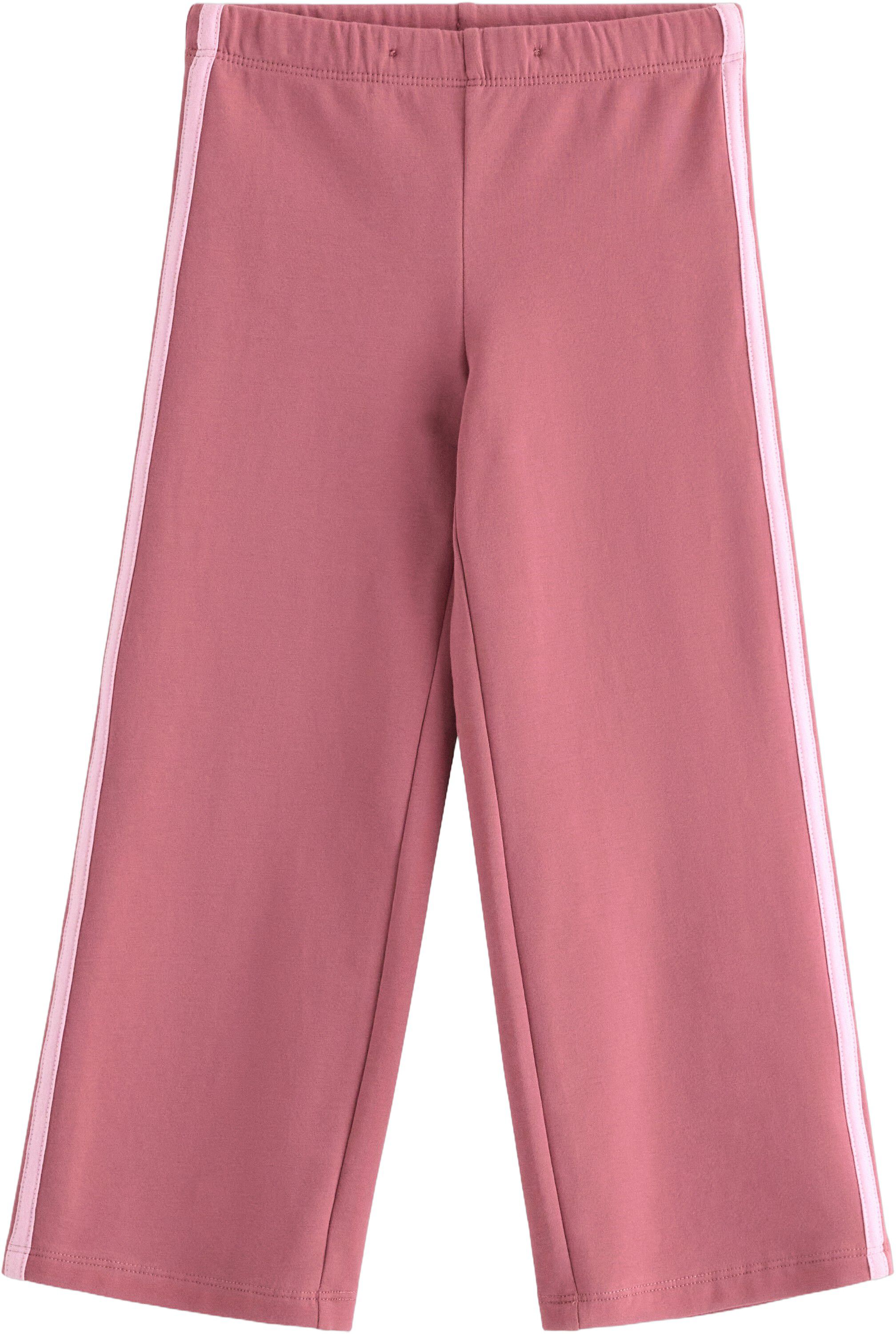 Cosy joggers with stripes along the