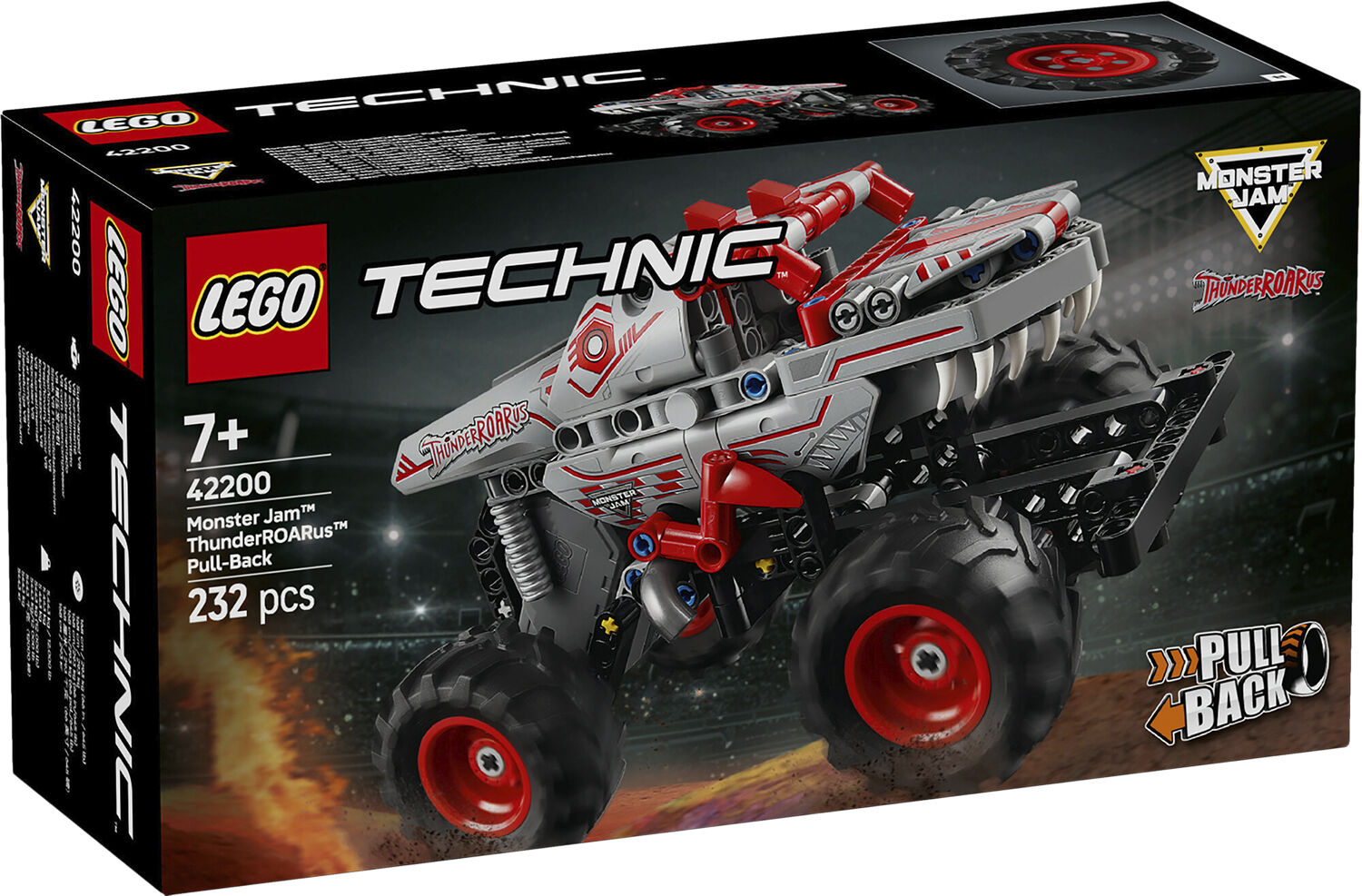 Monster Jam ThunderROARus pull-back