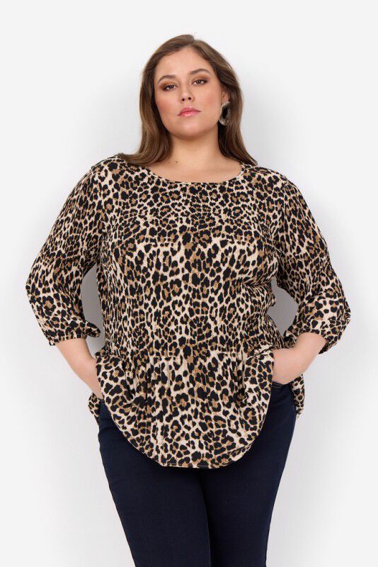 Curvy WA-VANJA 1 Bluse Camel