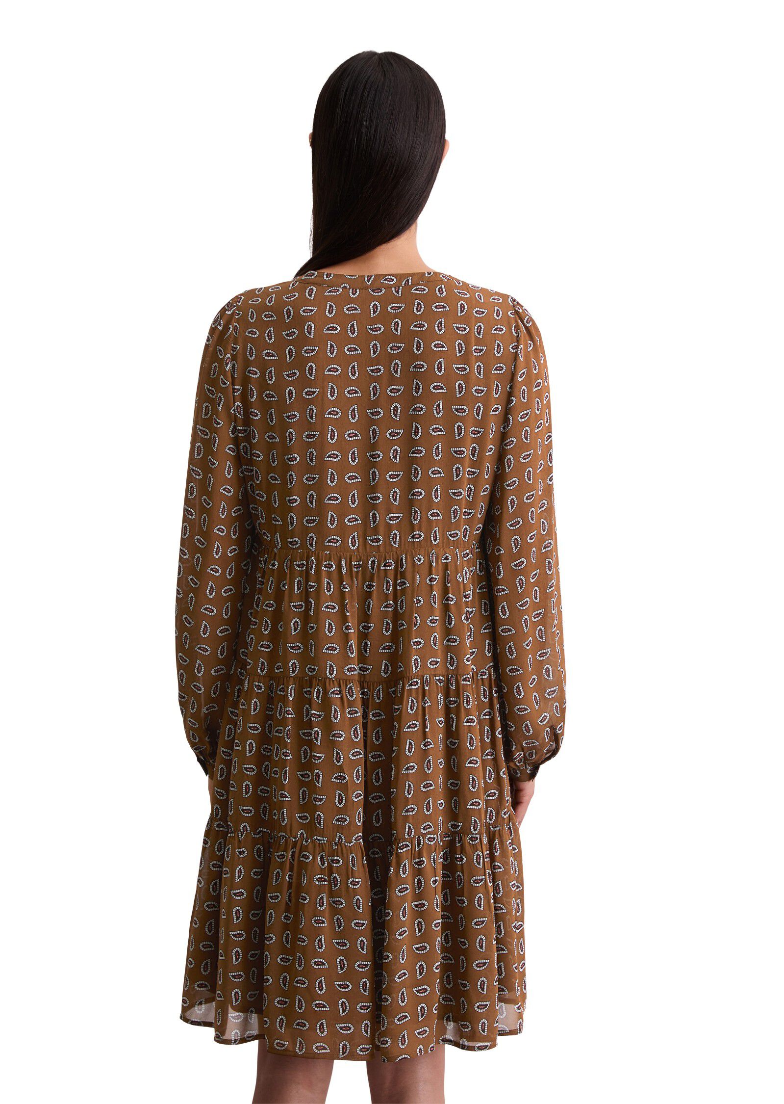 Dress, woven, longsleeve, short len