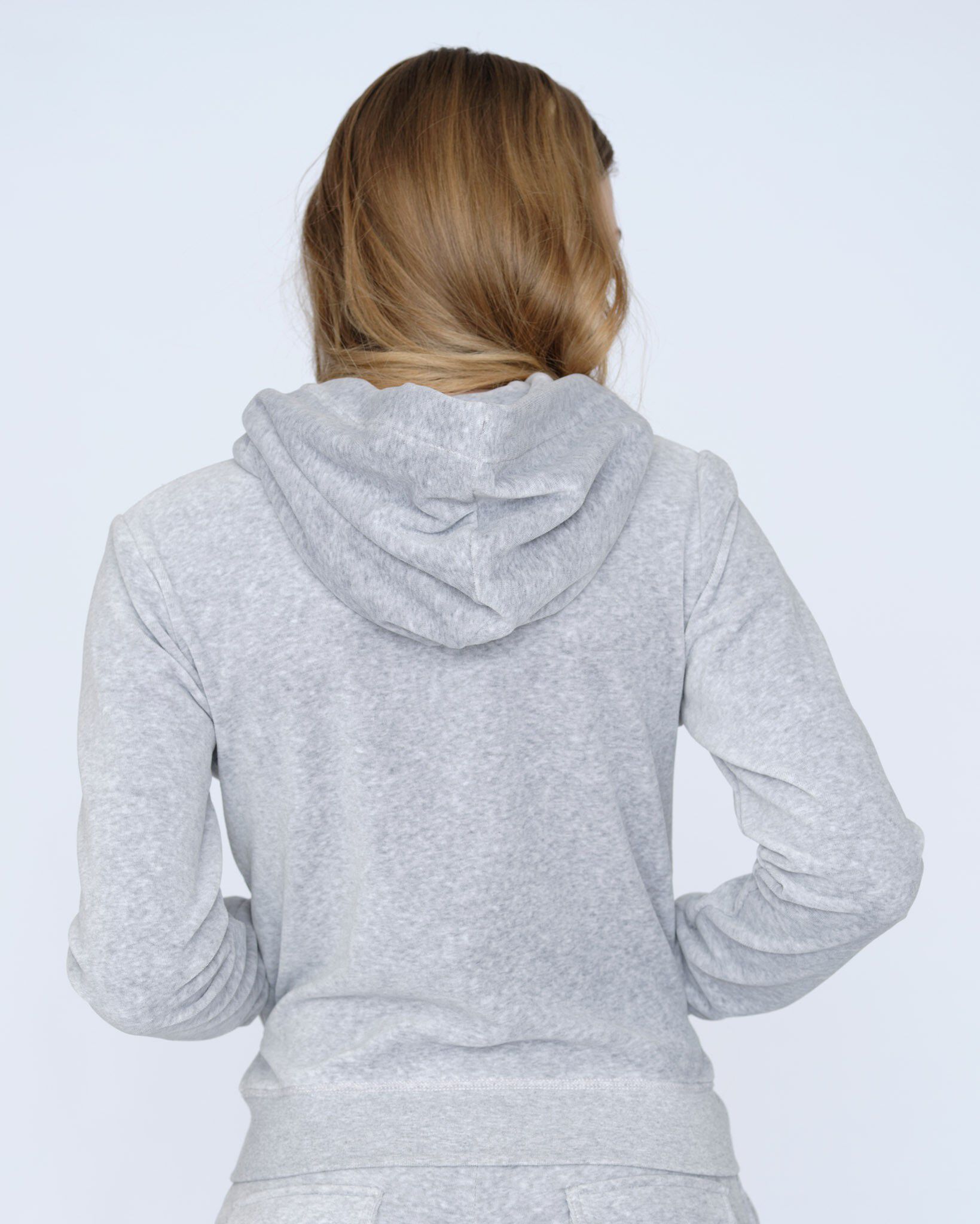 Robertson Classic Velour Zip Trough Hoodie