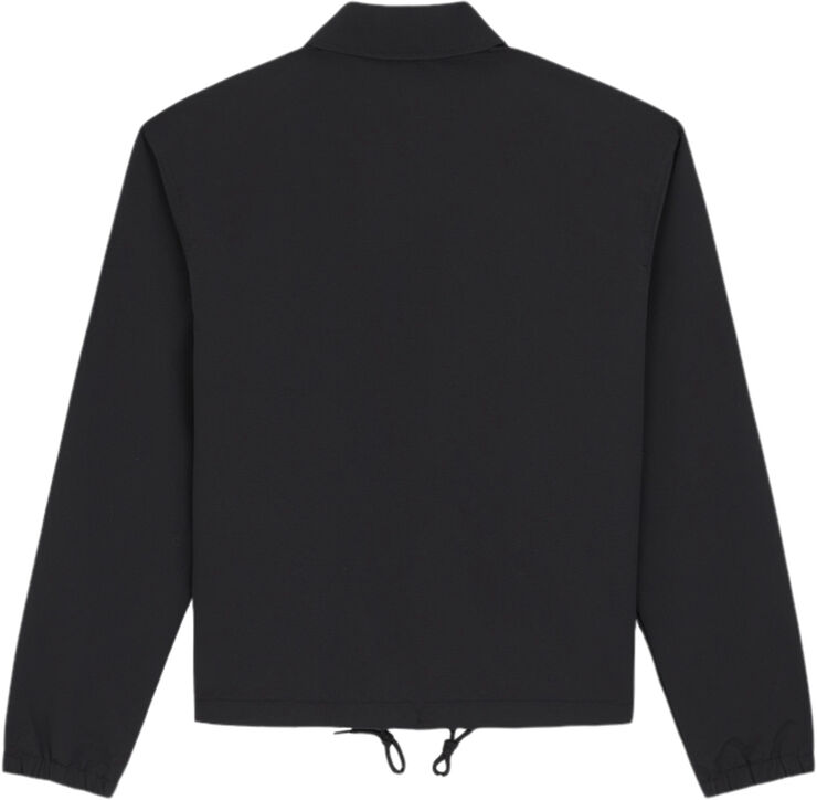 OAKPORT CROPPED COACH JACKET W BLAC