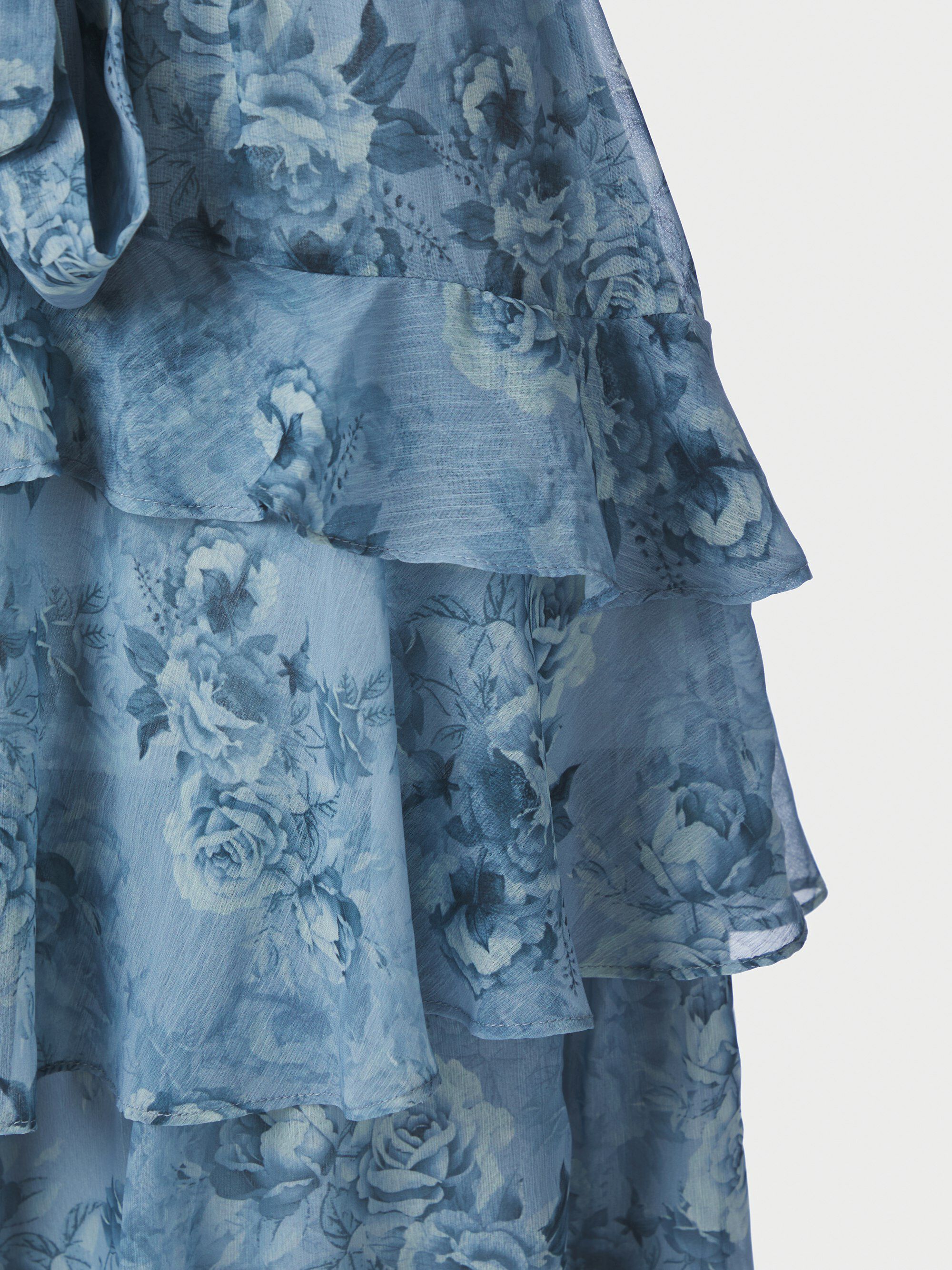 Denila Crepe Print Dress