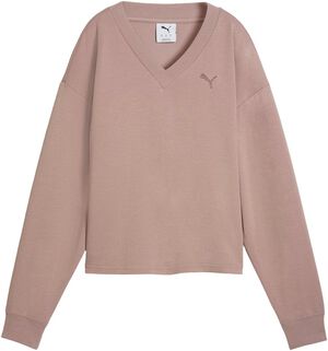 Essentials Elevated Comfort V-neck Sweatshirt