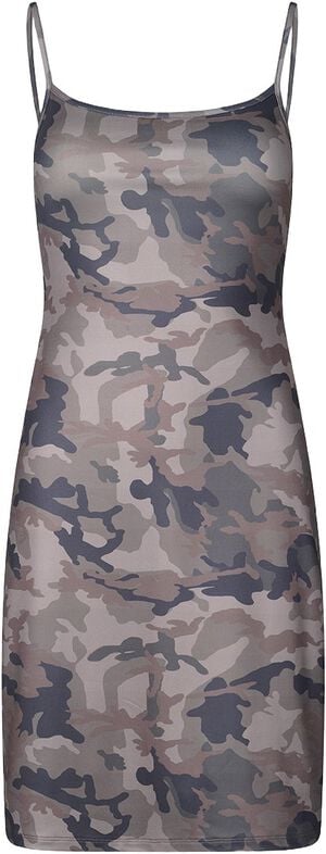 Himamd print strap dress