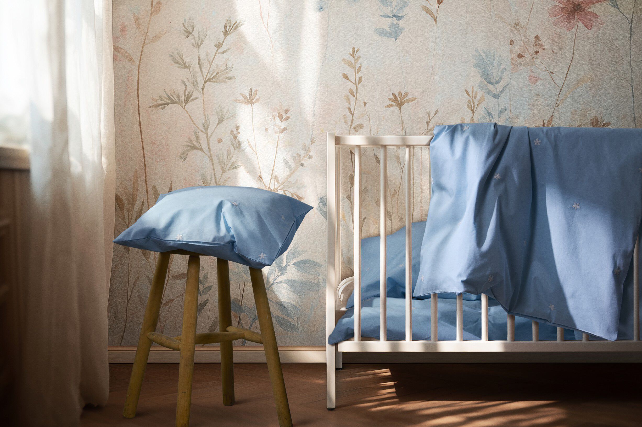 Daisy Senget&oslash;j Baby 70x100 cm lys bl&aring;