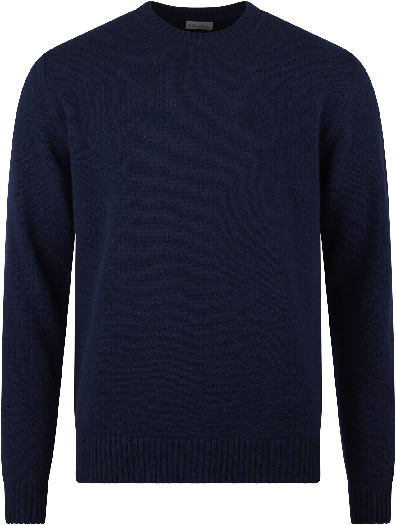 Sweater Knitted Crew Neck Carded Merino Wool