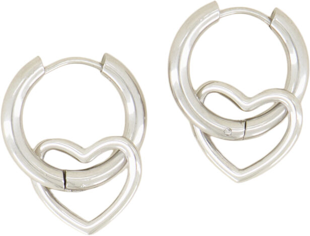 Open heart earrings
