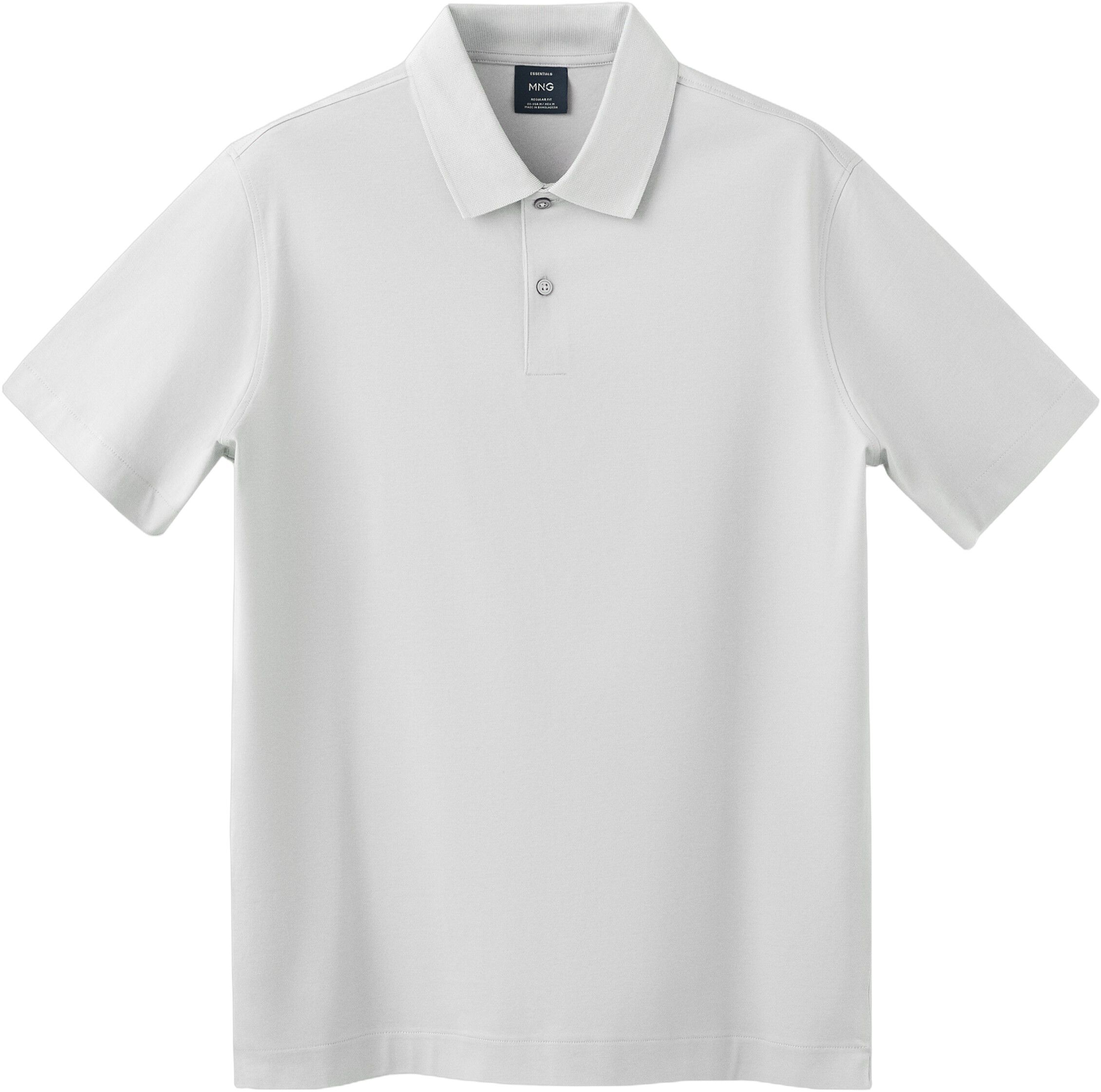 100% cotton fine-knit polo shirt