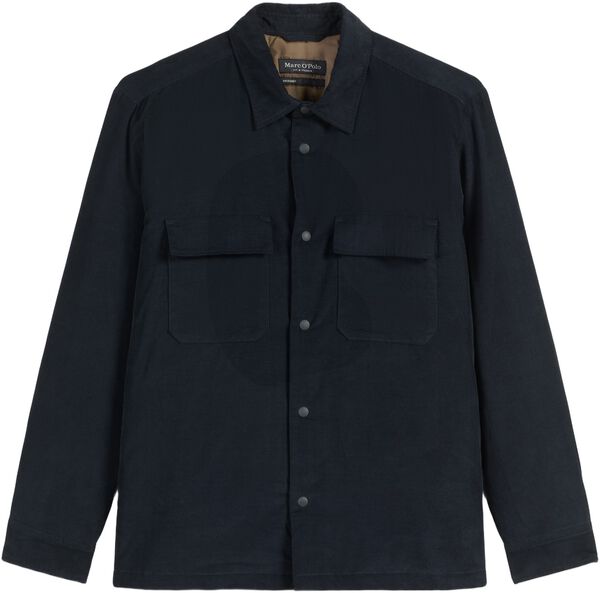 Kent Collar Overshirt With Padding,