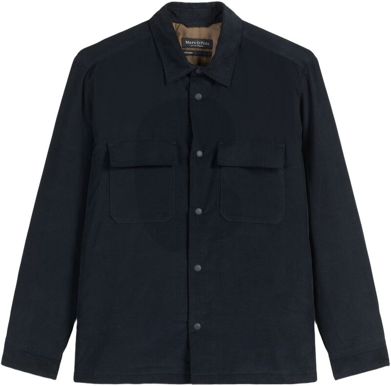 Kent Collar Overshirt With Padding,