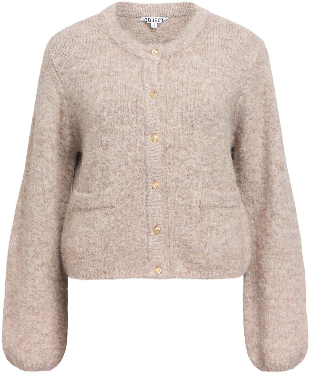 OBJSAGGIA RE L/S KNIT CARDIGAN NOOS