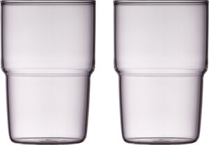 Drikkeglas Torino 40 cl 2 stk. Pink