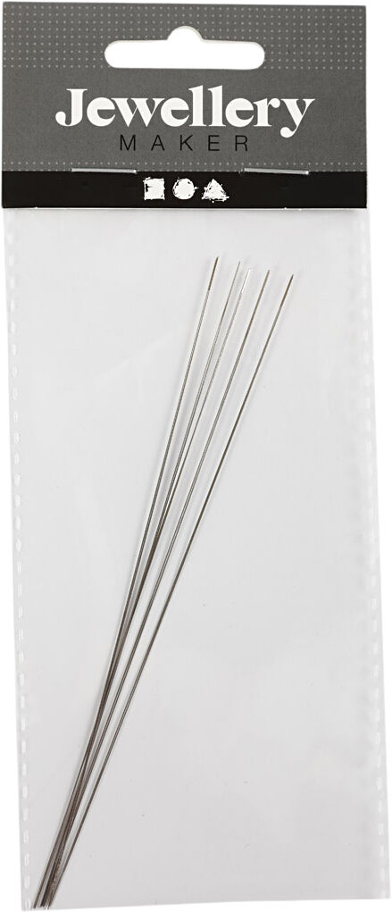 Smykken&aring;l, L: 12 cm, tykkelse 0,25 mm, 5 stk.