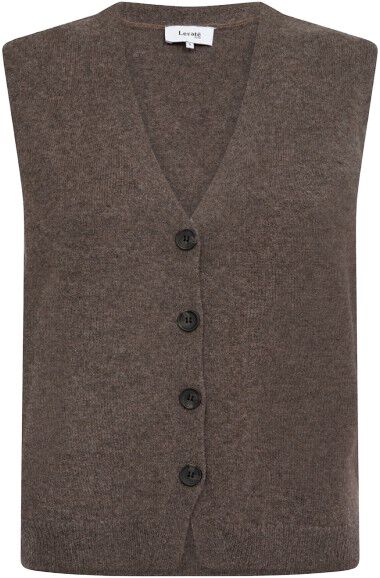 LR-ELOISE 10 Vest M&oslash;rk brun