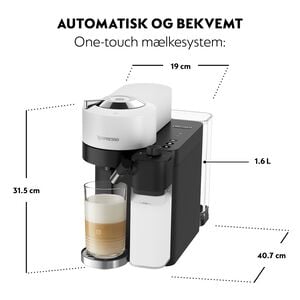 Nespresso Vertuo Lattissima Coffee Machine Delonghi, Matt