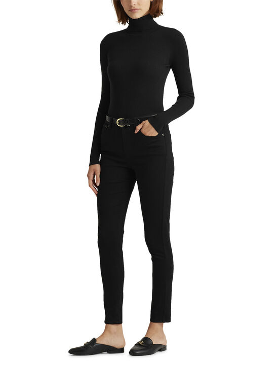 Ribbed Turtleneck Sweater