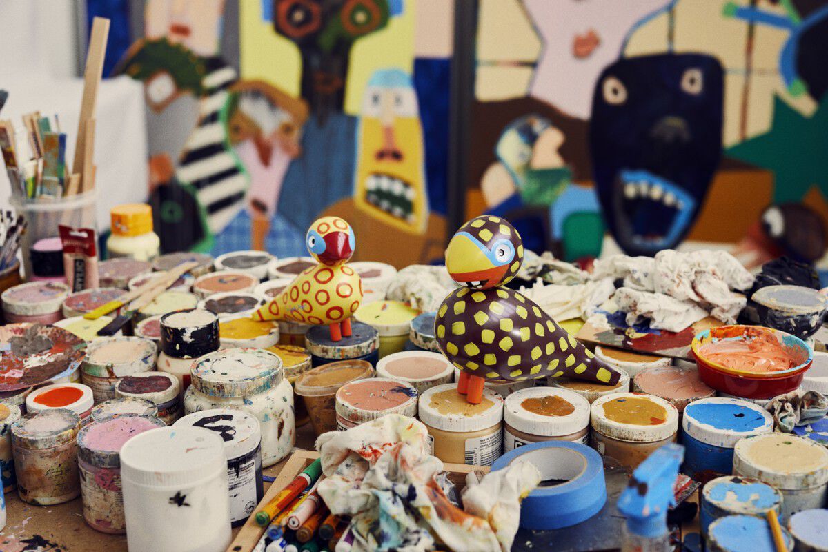 Sangfugl x Leif Sylvester 2025 H15. 5 cm blue eyes