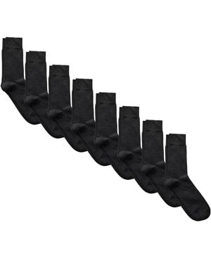 Mens plain sock 8 pk