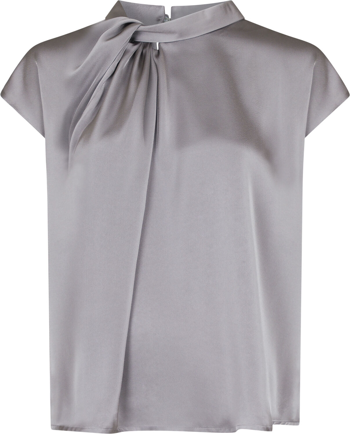 Fleur Drapy Satin Blouse