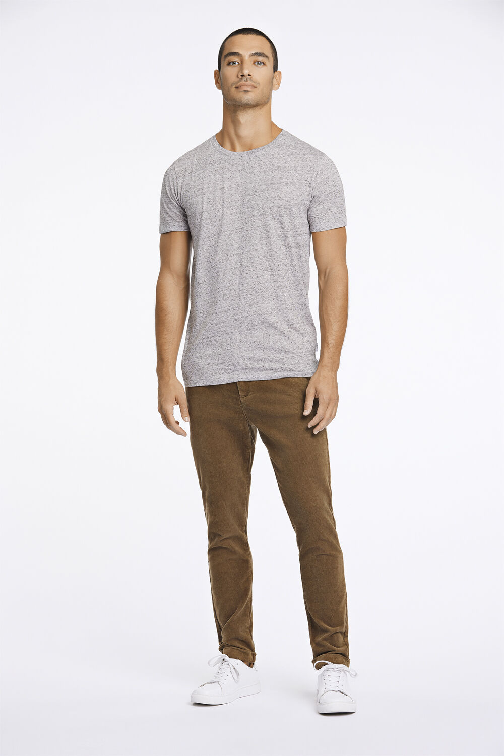 Cropped corduroy pants