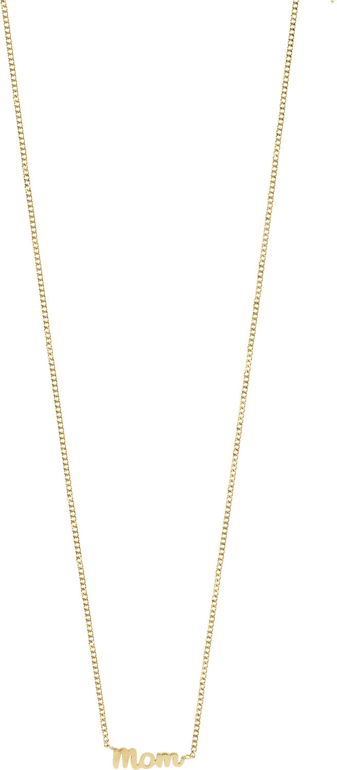 MOM recycled necklace gold-plated