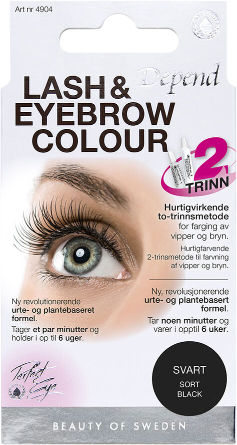 Lash/eyebrow col. Black