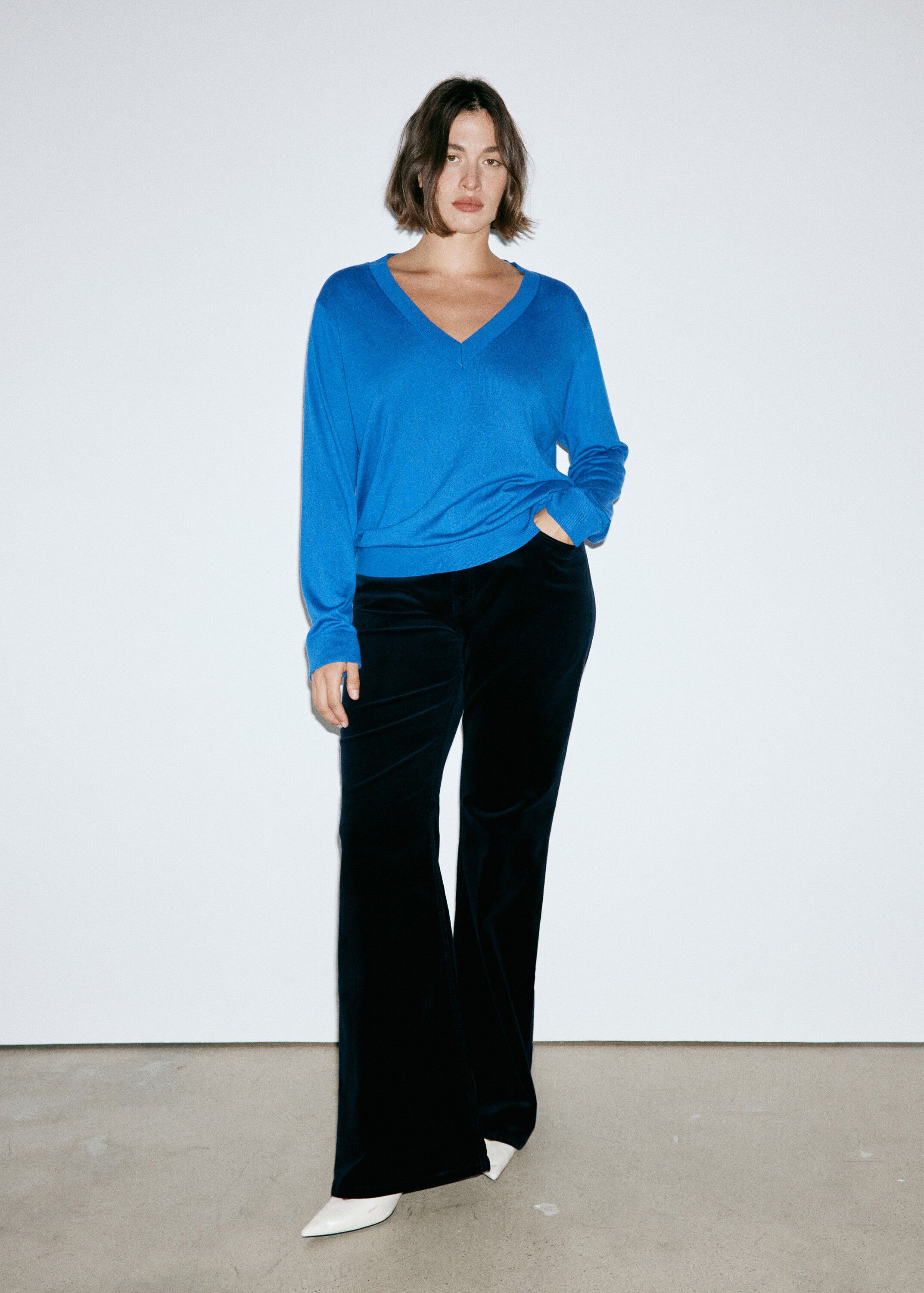 Corduroy flare jeans