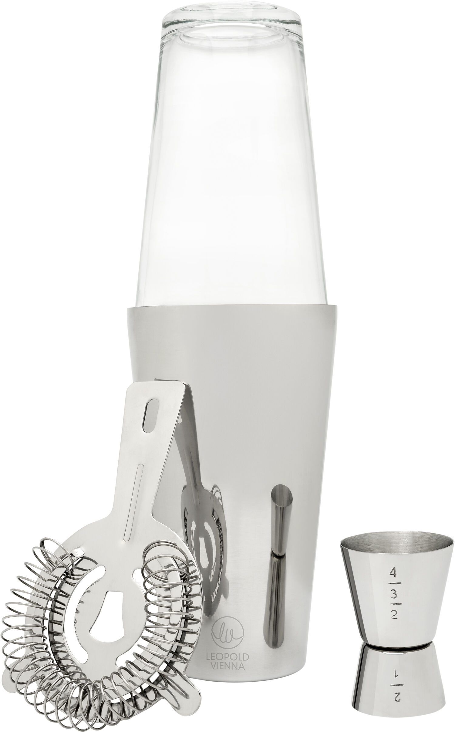 Boston bars&aelig;t 4 dele st&aring;l 0,45 liter