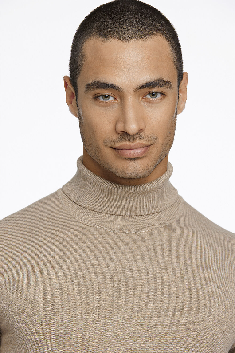 Ecovero L/S roll neck knit