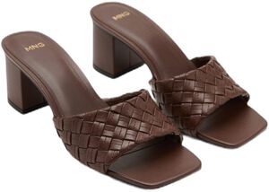 Sandals with braided strap