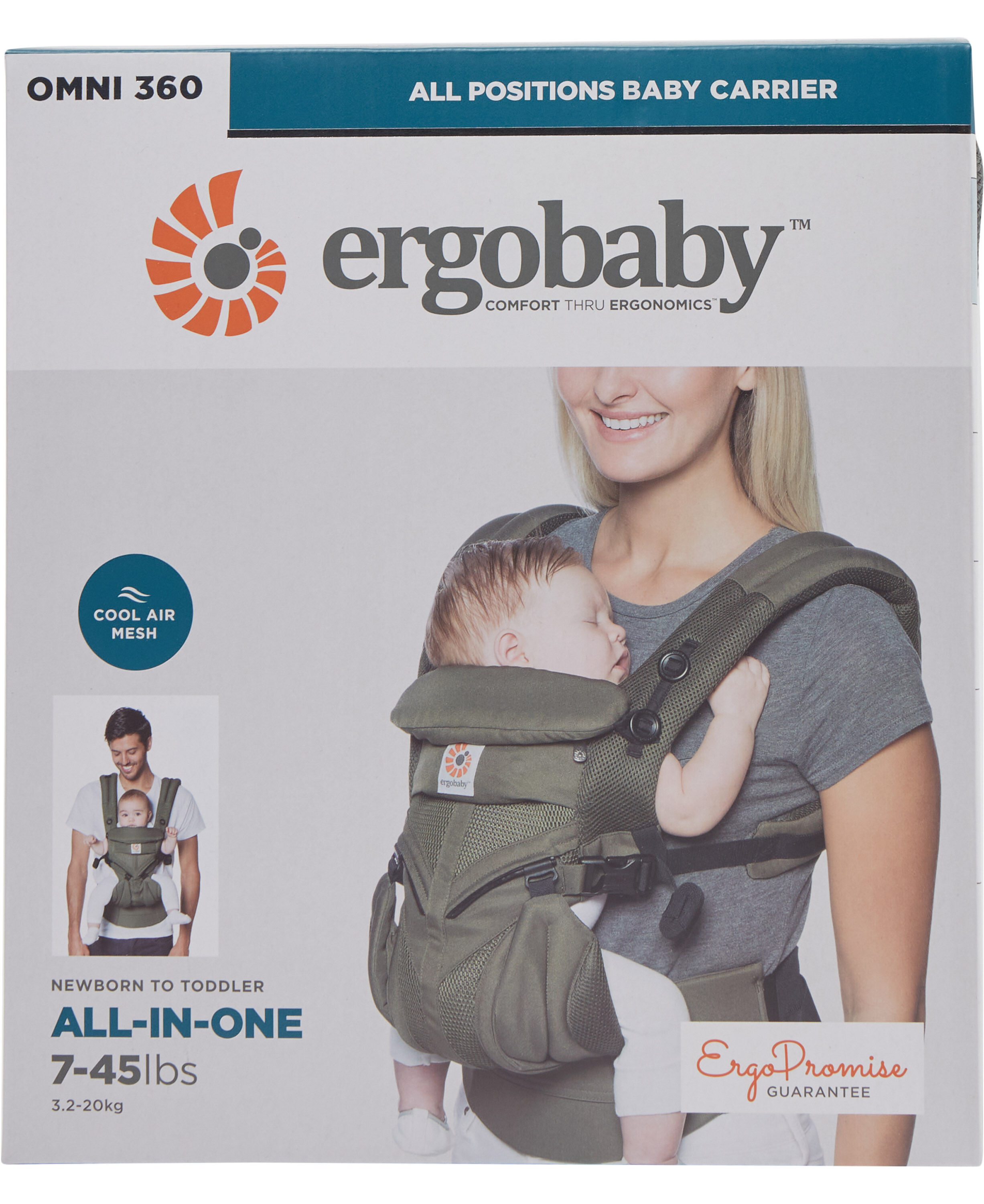 Ergobaby Omni 360 Cool Air Mesh Khaki Green