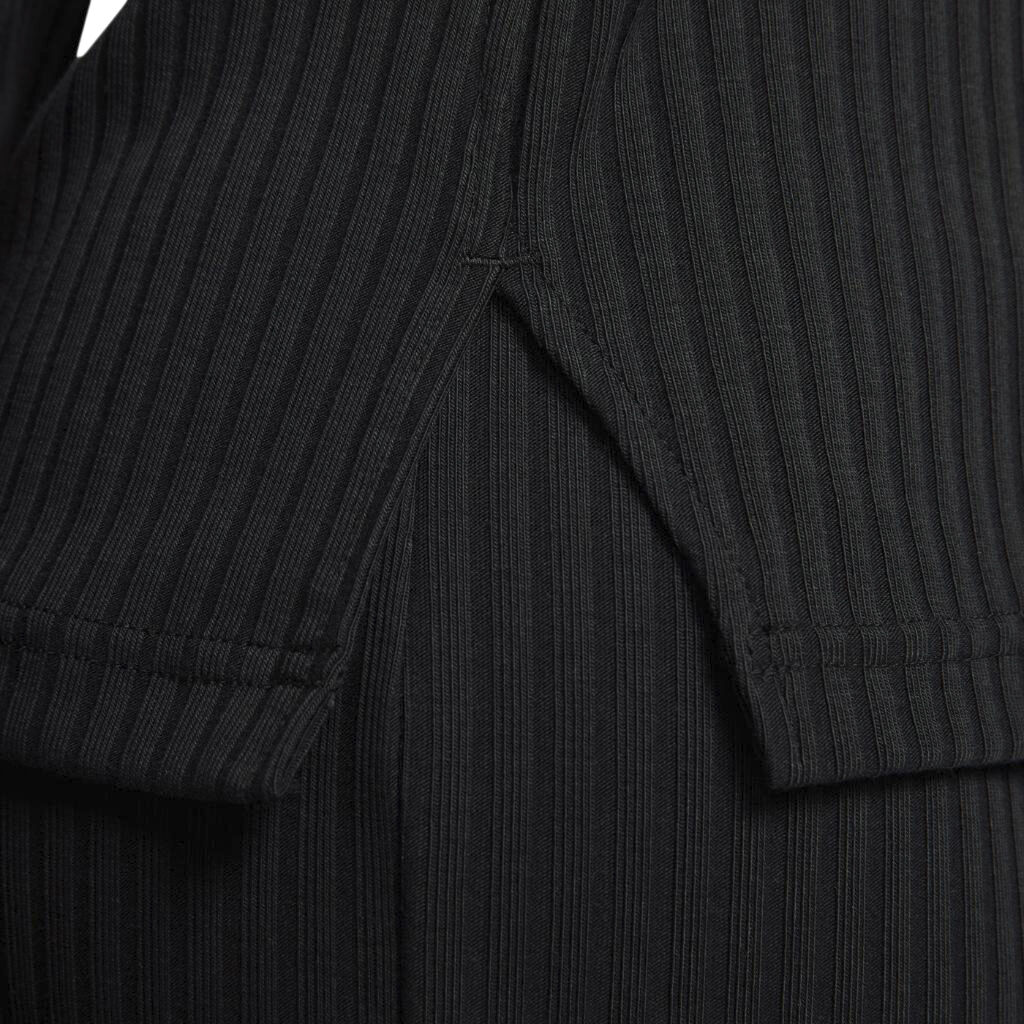 sportswear ribbed jersey long sleeve top