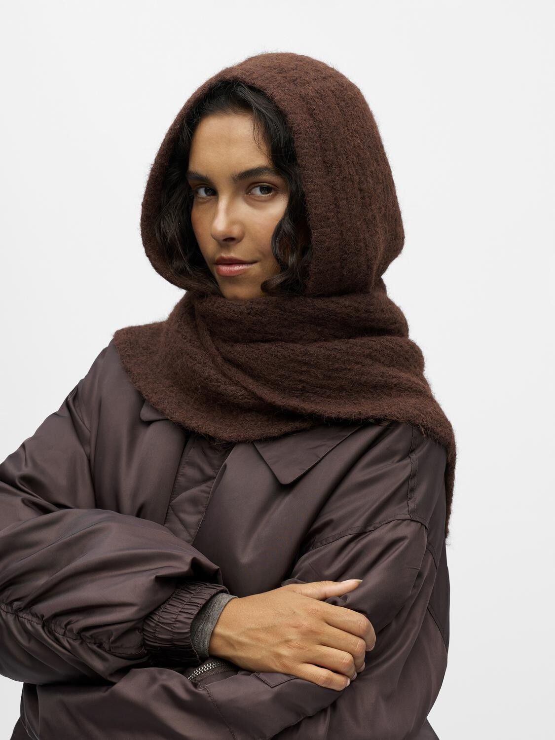 OBJMILU SCARF KNIT BALACLAVA 140