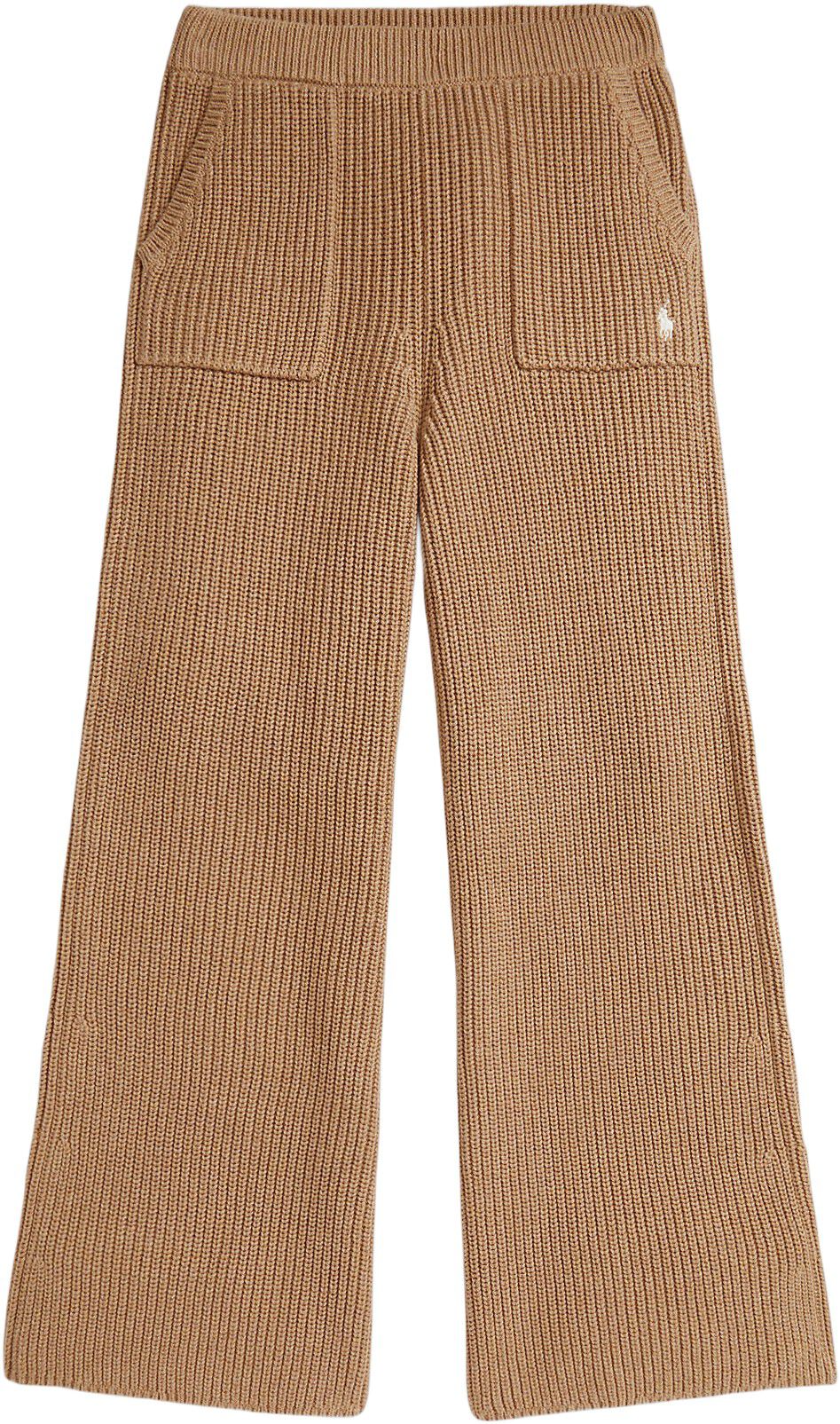 Cotton Wide-Leg Sweater Pant