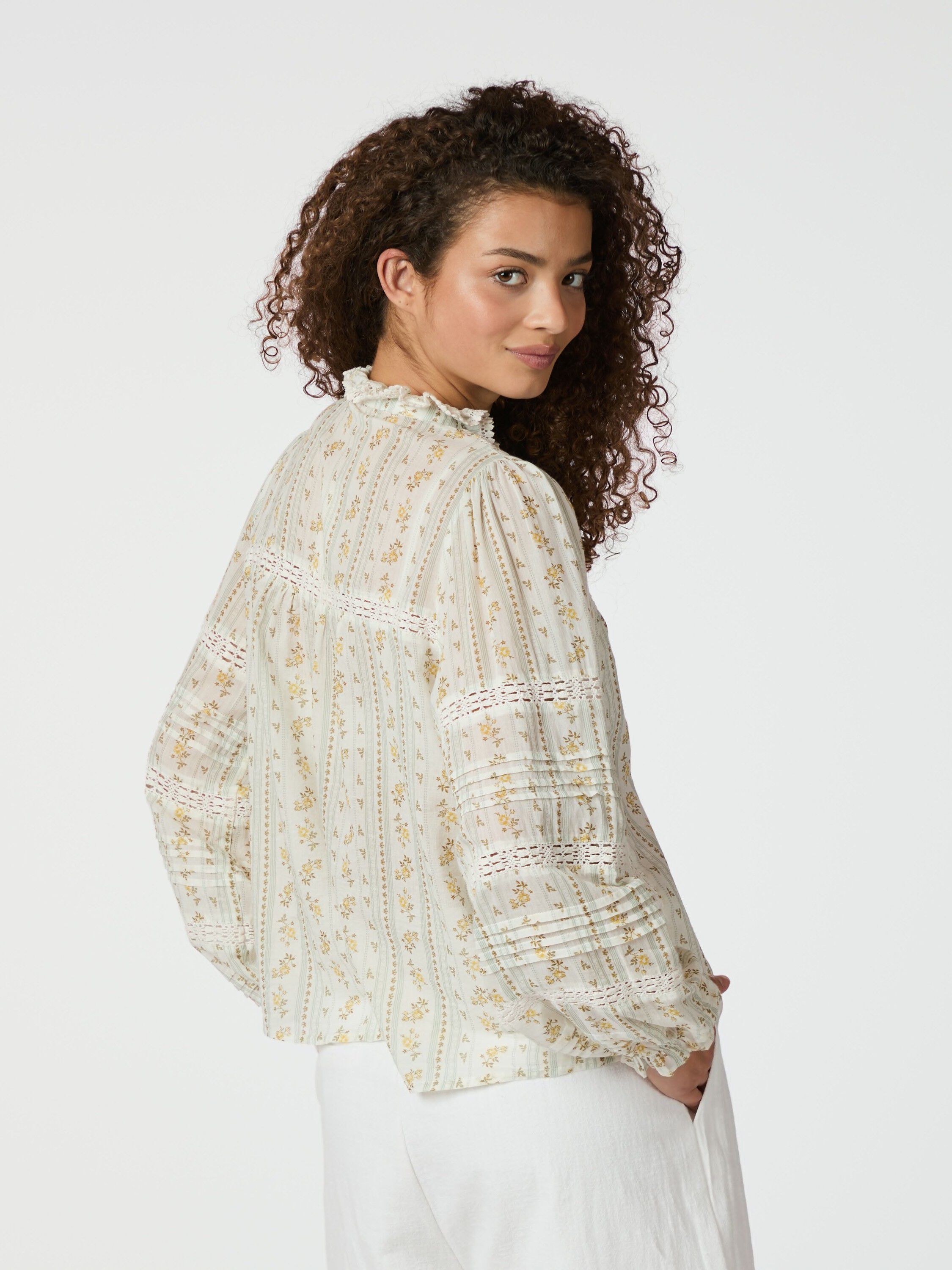 Lyla Soft Border Blouse