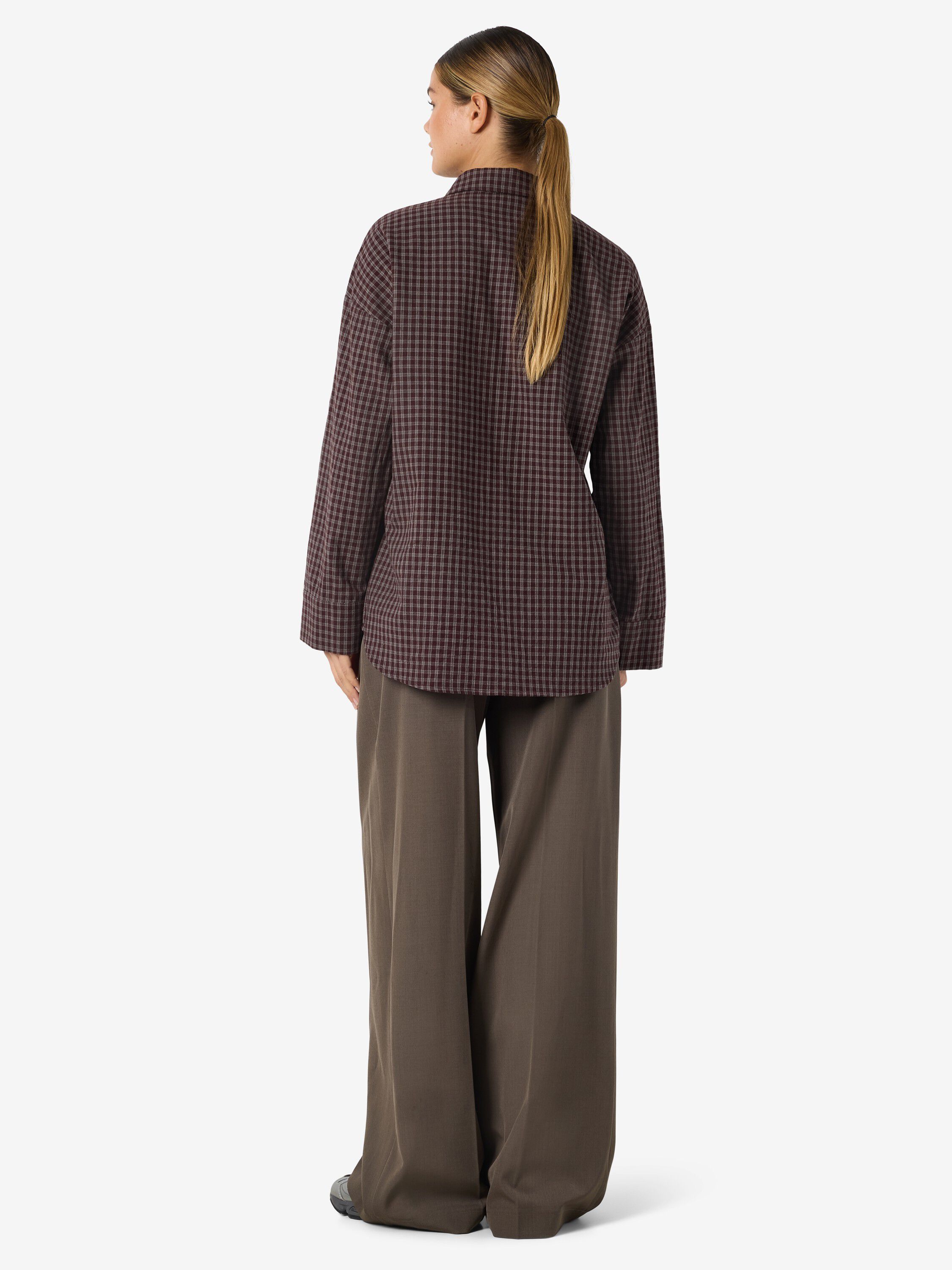 NMHAILEY ZOE L/S CHECK SHIRT