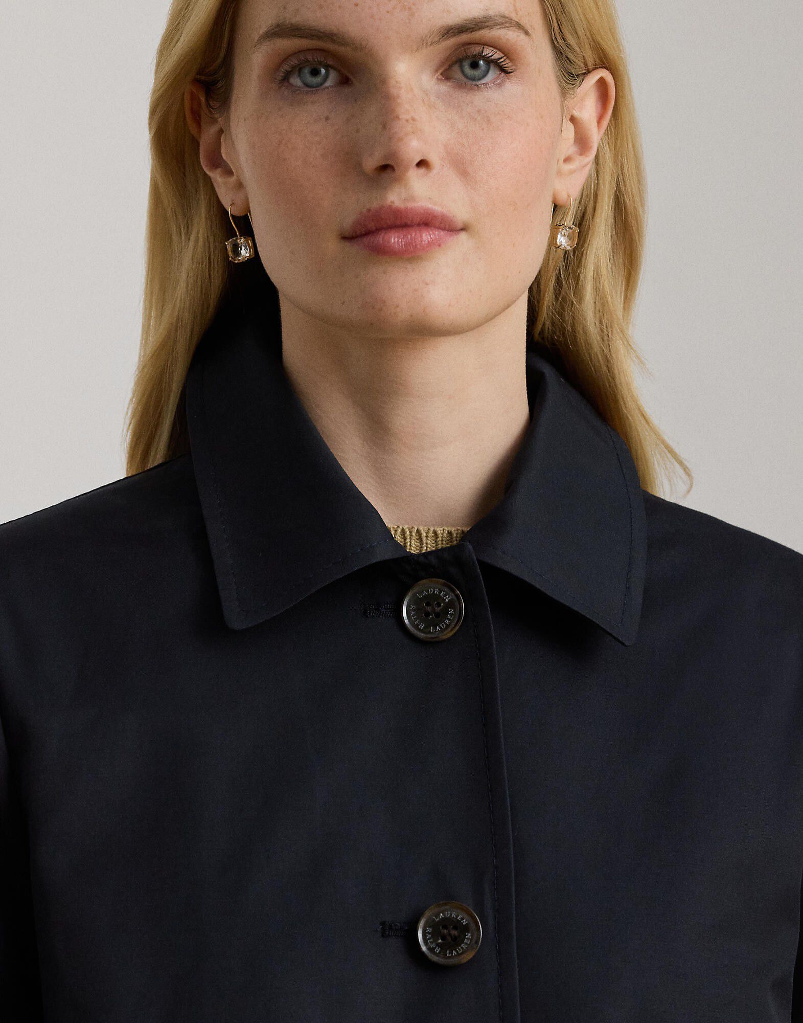 Hooded Cotton-Blend Balmacaan Coat