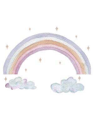 Wallsticker Fe regnbue